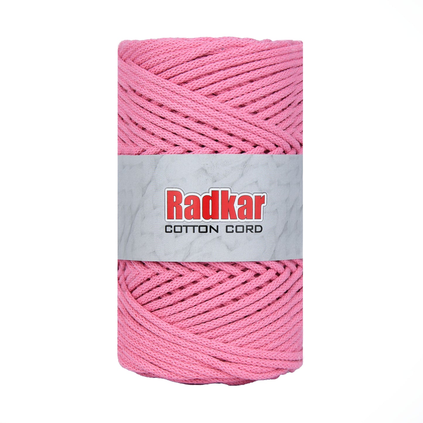 Bomullssnor 3mm - Rosa 300/1