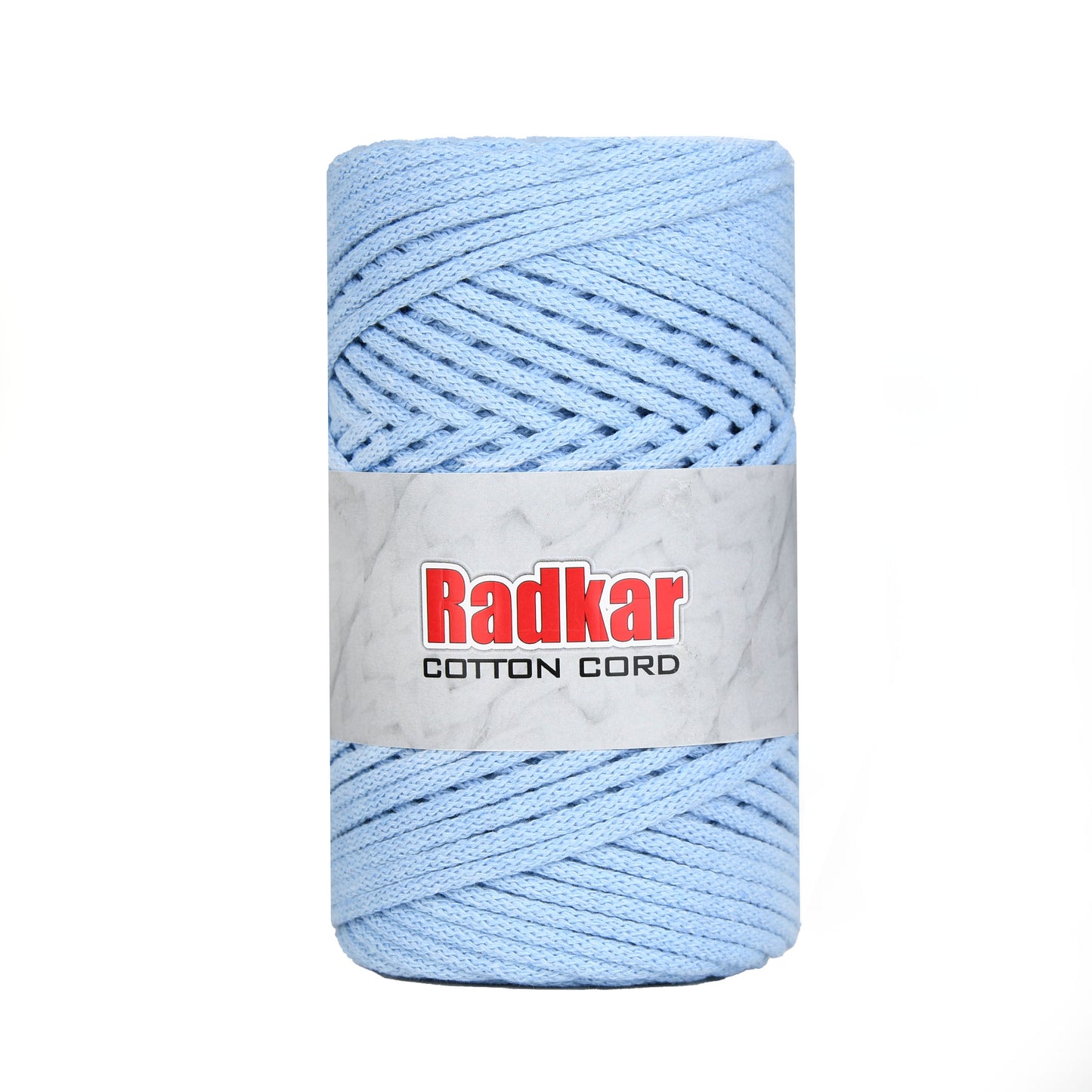 Bomullssnor 3mm - Babyblå 400