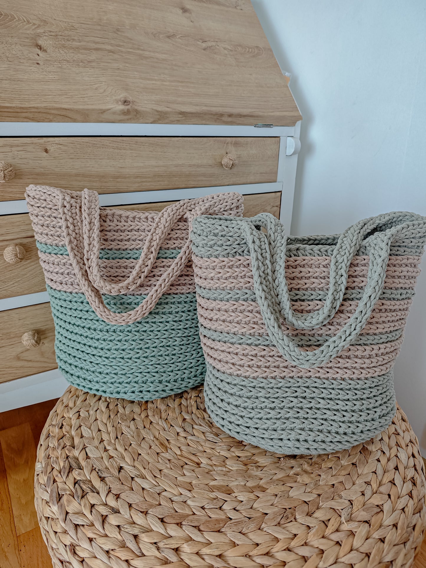 Shopper bag - oppskrift