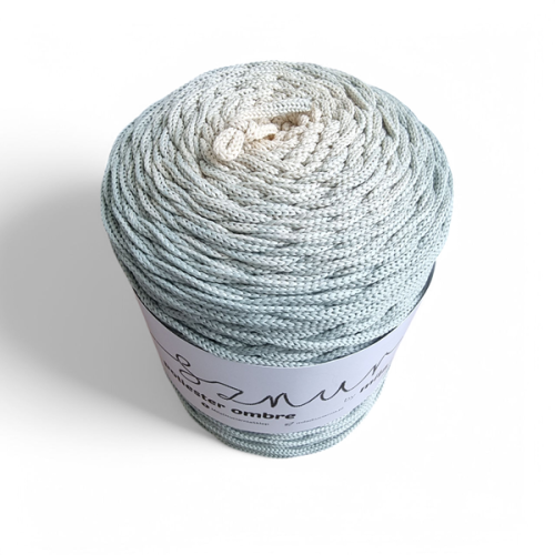 Polyestertråd 300m.-OM10 lys beige/mint