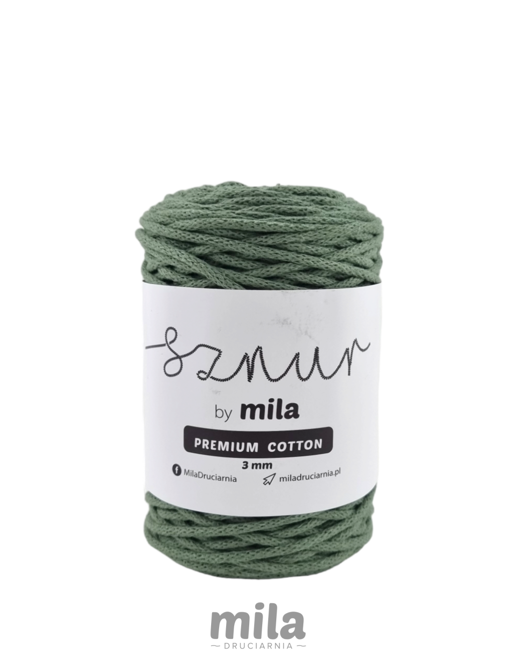 Bomullssnor 3mm - Salvie PC51