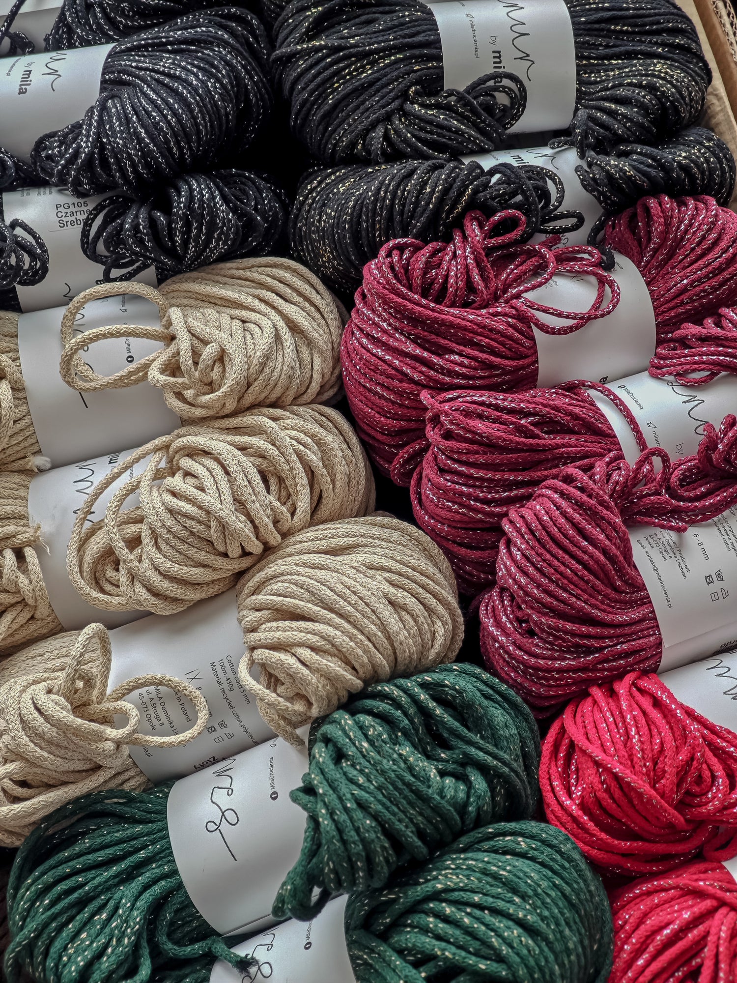 Glitter bomullssnor ✨