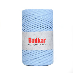 Bomullssnor 3mm - Babyblå 400