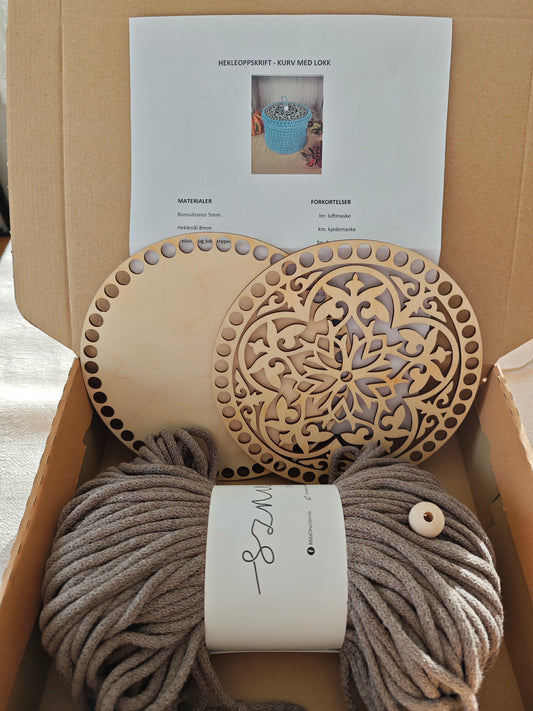 Heklesett 🙌 gratis oppskrift kun  ved kjøp av tilbehør 🧶