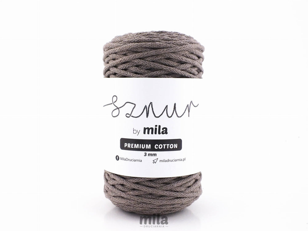 Bomullssnor 3mm - Mokka PC17