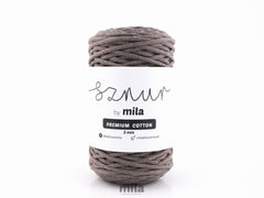 Bomullssnor 3mm - Mokka PC17