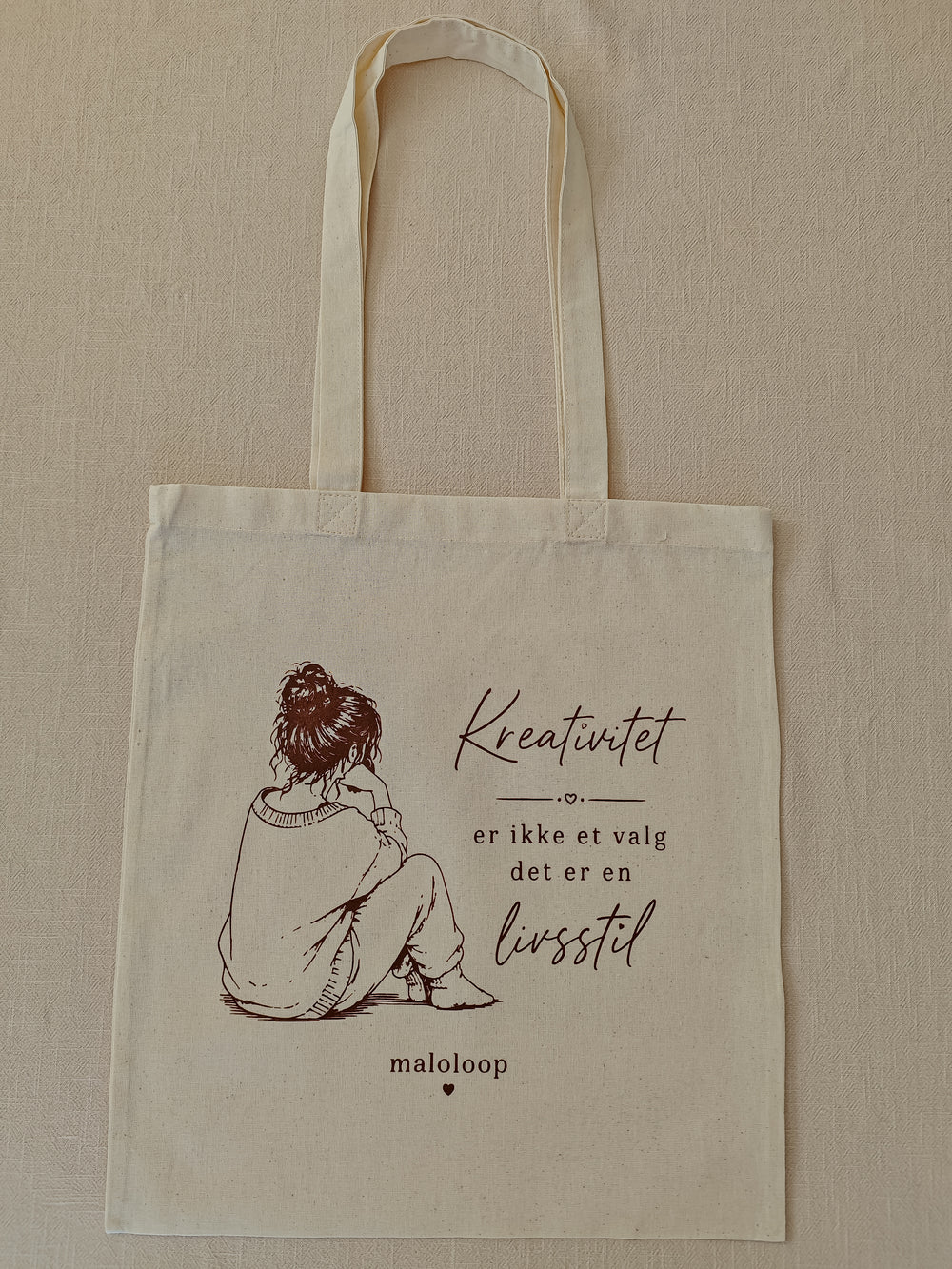 Totebag Kreativitet er ikke et valg det er en livsstil