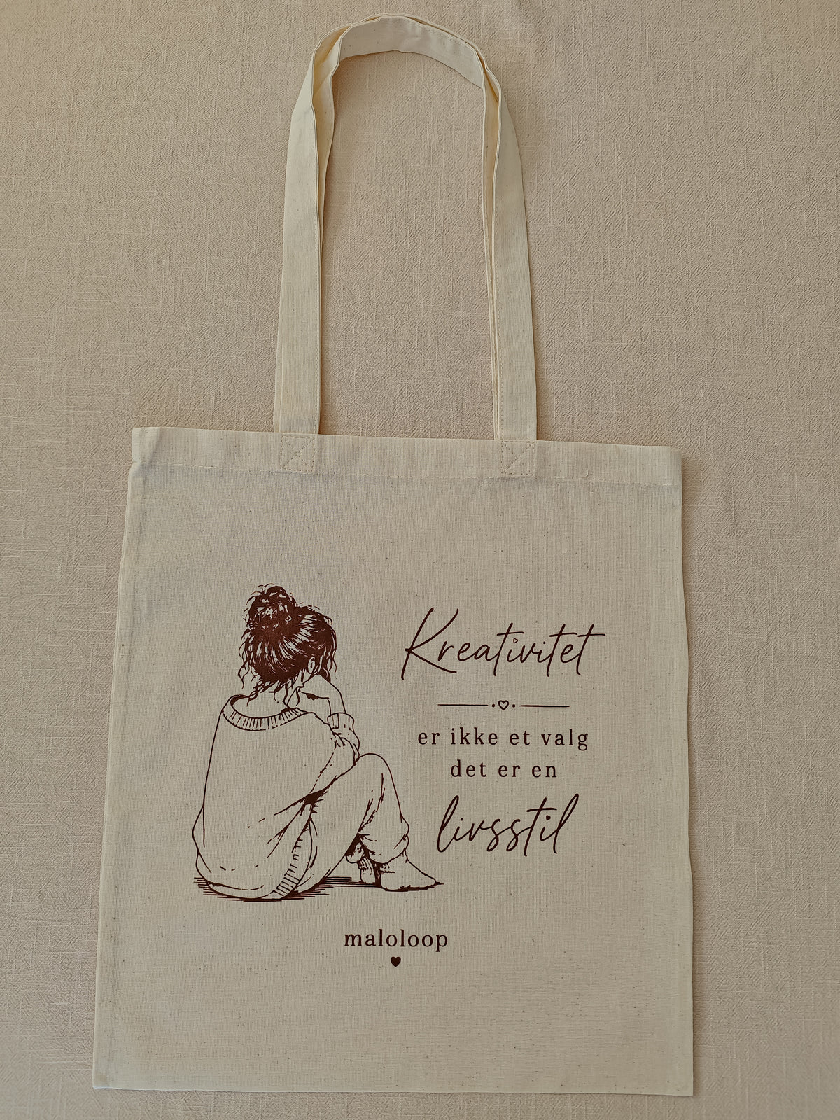 Totebag Kreativitet er ikke et valg det er en livsstil