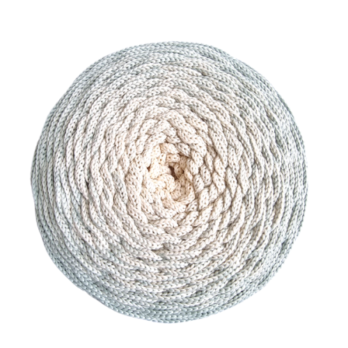 Polyestertråd 300m.-OM10 lys beige/mint
