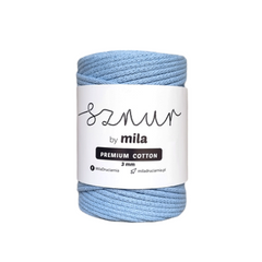 Bomullssnor 3mm - Babyblå PC58