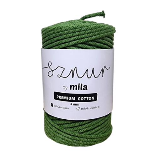 Bomullssnor 3mm - Avocado