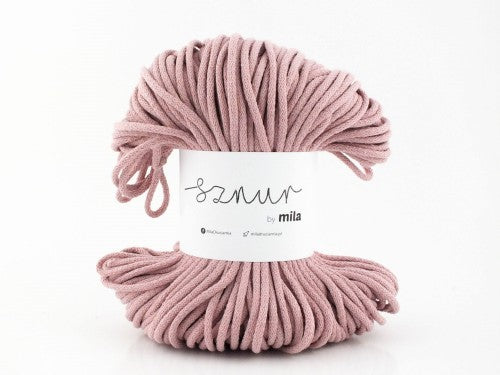 Bomullssnor 5mm - Pudder rosa P27