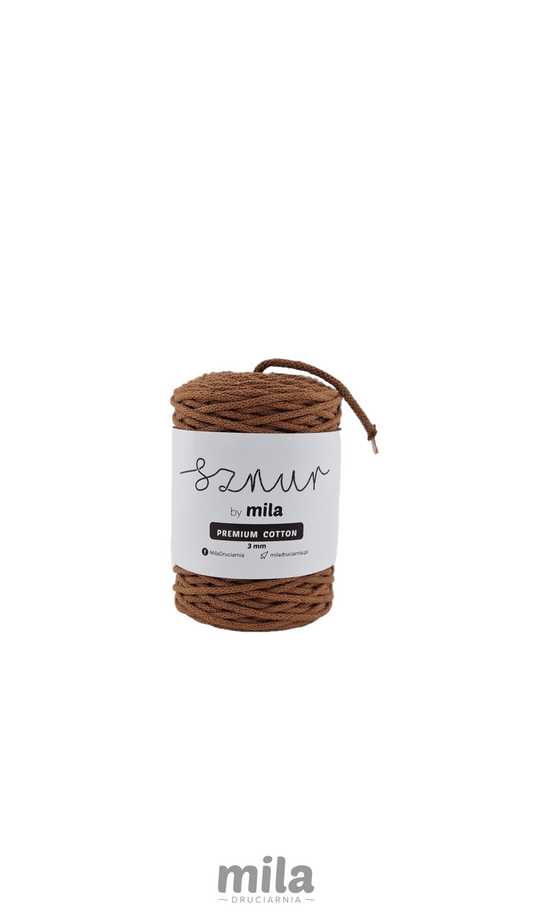 Bomullssnor 3mm - Kanel PC18