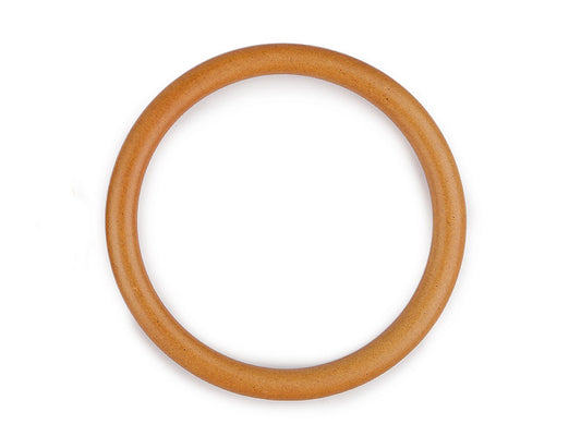 Veskehåndtak i tre - natural 14cm.