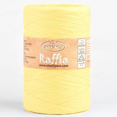 Materialpakke Raffia garn+ oppskrift Sommer bøttehatt SANDY